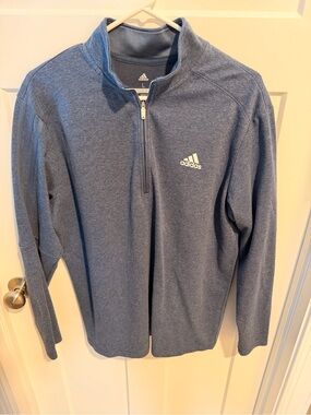adidas navy blue Golf Quarter-Zip Pullover